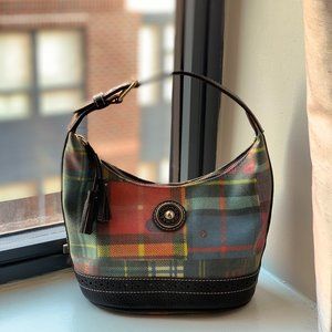Dooney & Bourke Plaid Bucket Bag